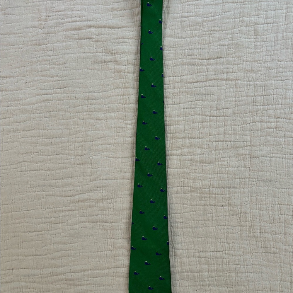 GAP Kids Green Tie with Navy Whales